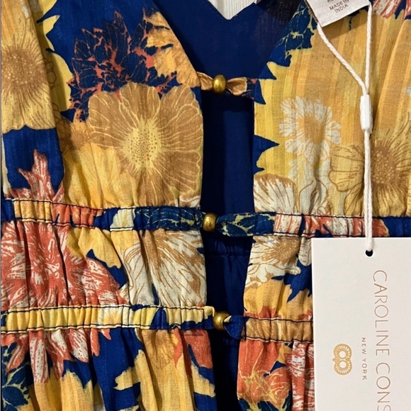 CAROLINE CONSTAS Floral Print Midi Dress | Small - Picture 5 of 14